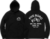 5BORO 4-5-6 DICE HOODIE SWEATSHIRT SMALL BLACK