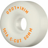 Mini Logo Wheels C-Cut 4Pack Wheels Set White 50mm/101a