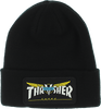 THRASHER VENTURE COLLAB PATCH BEANIE BLACK