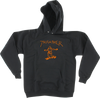 THRASHER GONZ HOODED SWEATSHIRT MEDIUM BLACK/ORG