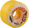 SPEEDLAB DANFORTH PRO SE 58mm 97a YEL/WHITE SWIRL WHEELS SET