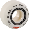 GLOBE G2 CONICAL STREET 53mm 101a WHITE/ESSENTIAL WHEELS SET