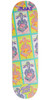 Santa Cruz Johnson Danger Tile PowerPly Skate Deck Neon 8.375