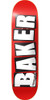 Baker Brand Logo Skate Deck Red White Black 7.3