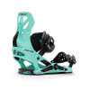 NOW Select Pro Snowboard Bindings Aqua Black