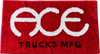 ACE TRUCKS RUG RED 27"x37.5"