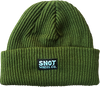SNOT LABEL BEANIE OLIVE GREEN