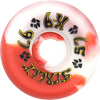 DOGTOWN K-9 CRUISER 57mm 97a RED/WHT SWIRL WHEELS SET