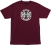 INDEPENDENT TRUCK CO SS SMALL BURGUNDY