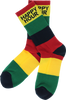 HAPPY HOUR MUCHO RELAXO CREW SOCKS RASTA 1pr
