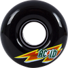 ACID FUNNER SKATERAID 56mm 86a BLACK WHEELS SET