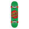 Santa Cruz Classic Dot Skateboard Complete Green 7.8