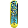 Darkroom Ceremony Skateboard Deck Teal Yellow 8.6