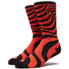 Spitfire Bighead Fill Emblem Socks Black Red Swirl One Size