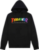 THRASHER RAINBOW MAG HOOD HOODIE SWEATSHIRT LARGE  BLACK