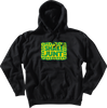 SHAKE JUNT SCRATCHED HOODIE SWEATSHIRT XLARGE BLK