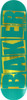 BAKER BEASLEY BRAND NAME SKATEBOARD DECK-8.25 TEAL/GOLD