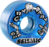 SEISMIC CRY BABY 62mm 82a CLEAR BLUE WHEELS SET