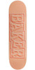 Baker Hawk Ribbon Name Skateboard Deck Peach 8