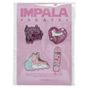 Impala 4/Pack Enamel Pin Set Pink Onesize