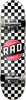 RAD CHECKER 2 SKATEBOARD COMPLETE 7.75 BLK/WHT