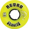 RETRO SKWERTZ 62mm 96a YELLOW Skateboard Wheels