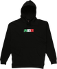 PIZZA SPEEDY HOODIE SMALL BLACK