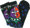 TOY MACHINE TURTLE HEAD CREW SOCKS BLACK 1 pair