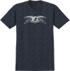 ANTI HERO BASIC EAGLE SS SMALL NAVY HEATHR/WHT