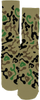 TOY MACHINE CAMO CREW SOCKS KHAKI 1pr