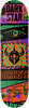 DARKSTAR COLLAPSE SKATEBOARD DECK-8.25 ORANGE hyb