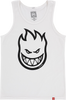 SPITFIRE BIGHEAD TANK TOP LARGE  WHT/BLK