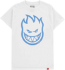 SPITFIRE BIGHEAD SS TSHIRT LARGE  WHT/LT.BLU