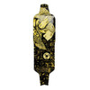 Omen Kush Drop Longboard Deck Black Yellow 36.75x9.75