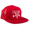 Thrasher Skate Goat Snapback Red Trucker