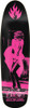 BLACK LABEL AGAH MARILYN MONSTER SKATEBOARD DECK -8.75