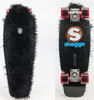SHAGGO GROM SKATEBOARD COMPLETE-7.5x22 BLK/BLK/RED