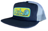 Snot Japanese Classic Trucker Hat Navy White Snapback