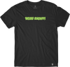 GIRL YEAH RIGHT SS TSHIRT LARGE  BLACK