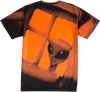 ALIEN WORKSHOP VISITOR BIG PRINT SS TSHIRT LARGE  ORANGE