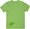 GIRL YEAH RIGHT SHADOW SS TSHIRT SMALL LIME GREEN