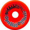 SPEEDLAB SHRIMP 54MM 97A RED WHEELS SET