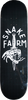 SNAKE FARM BOOM STICK SKATE DECK-8.25 BLK/WHT