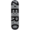 ZERO BOLD SKATEBOARD DECK-7.25 BLACK/WHT