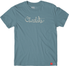 CHOCOLATE SCRIPT SS TSHIRT MEDIUM STONE