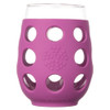 LifeFactory Wine Glass 2 Pack Huckleberry 17oz