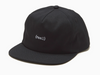 Real Lower Logo Hat Black White Snapback