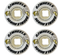 OJ Double Duro Mini Combo Wheels Set White Black 56mm 95/101