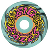 Slime Balls Big Balls Wheels Set Black Teal Swirl 65mm 97a