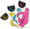 Krooked Get It Straight Sticker (single) Assorted Colors 6inch